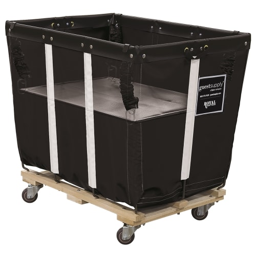 Royal Basket Spring Lift for 16 Bushel Vinyl Basket Truck (SL), Black